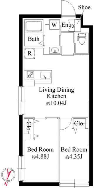 Grand Paseo Ookayama - Floor Plan - ["White", "Diagram", "Technical drawing"]