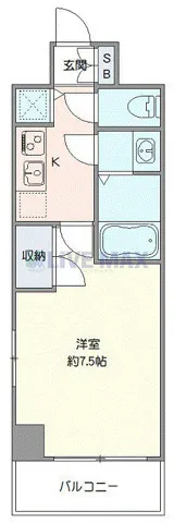 Maison De Ville Kachidoki - Floor Plan - []