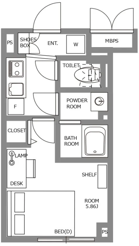 Hmlet Sangenjaya II - Floor Plan - []