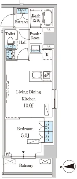 Park Axis Shinjuku Nishiochiai - Floor Plan - []