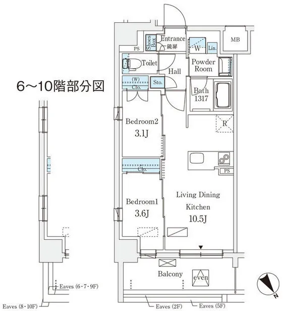 El Sereno Yokohama - Floor Plan - ["Diagram", "Plan", "Floor plan"]