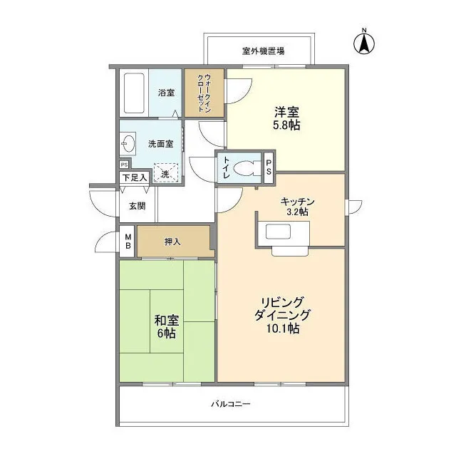 Espoir Soshigaya - Floor Plan - ["Rectangle", "Schematic", "Map"]