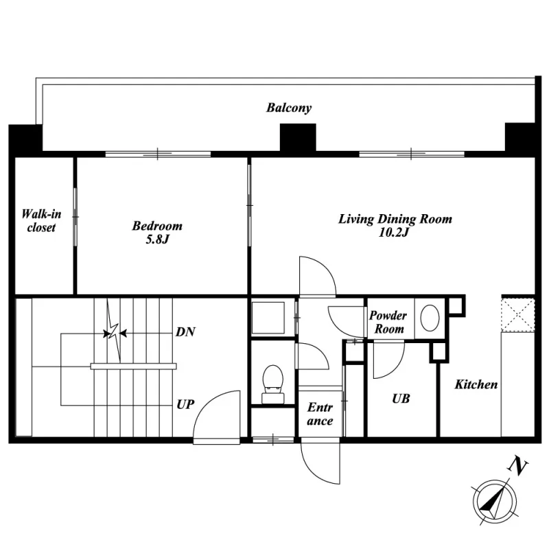 Premier Knotty Yutenji - Floor Plan - ["Text", "Floor plan", "Diagram"]