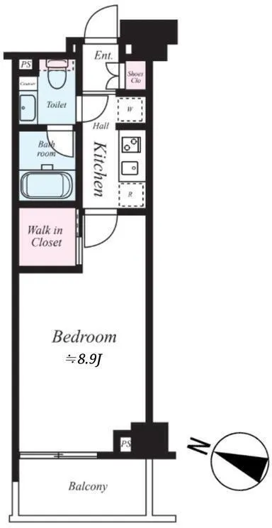 Grace Court Meguro - Floor Plan - []
