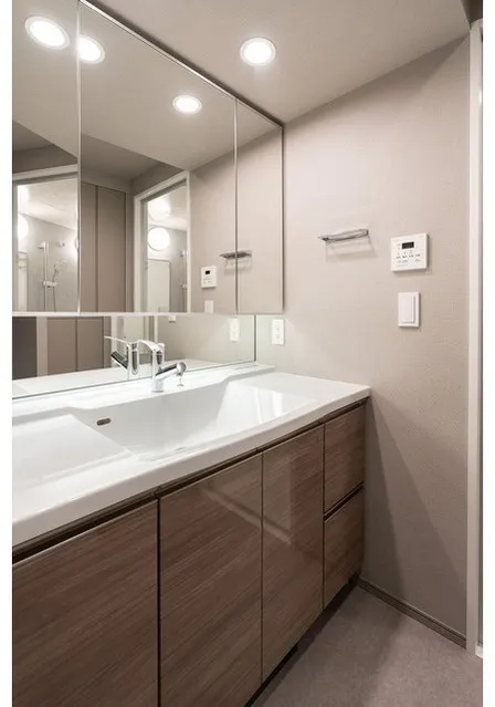 Comforia Higashiueno - Interior - ["Bathroom Sink", "Wood", "Bathroom cabinet"]