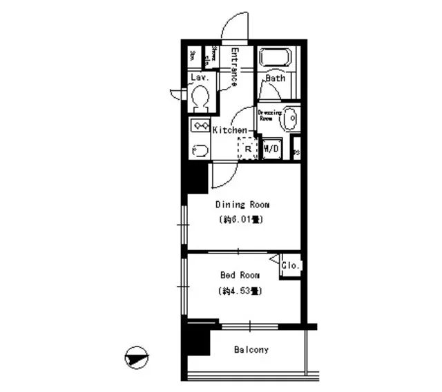 Park Cube Ueno - Floor Plan - ["Rectangle", "Slope", "Parallel"]