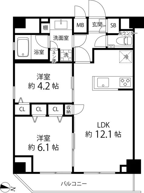Park Cube Kinshicho - Floor Plan - ["Plan", "Floor plan"]