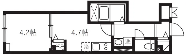El Faro Kagurazaka II - Floor Plan - []