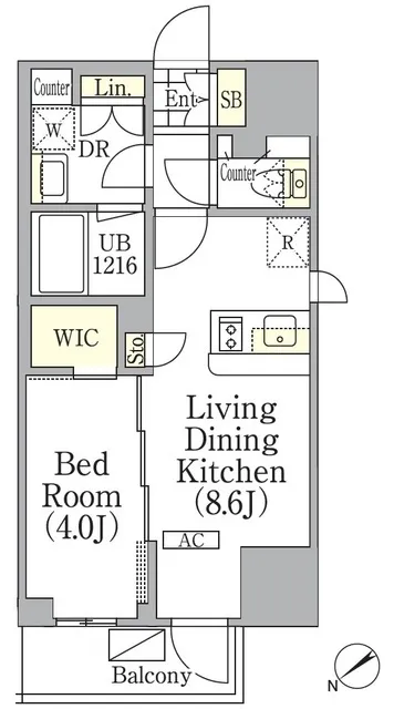 Geoent Ikebukuro - Floor Plan - ["Rectangle", "Line", "Font"]
