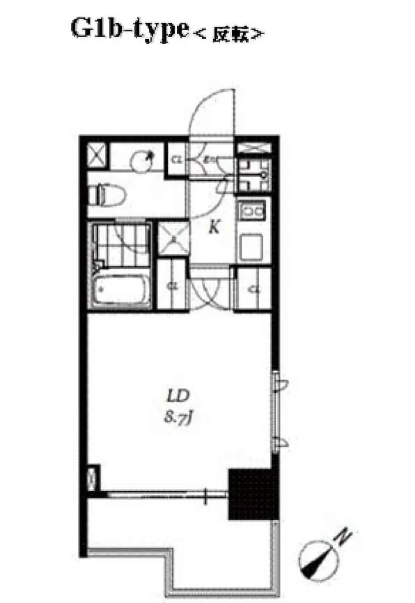 Chester Court Ochanomizu - Floor Plan - ["White", "Line", "Parallel"]
