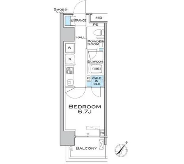 MFPR Court Musashi-Koyama - Floor Plan - ["Floor plan", "Diagram", "Plan"]