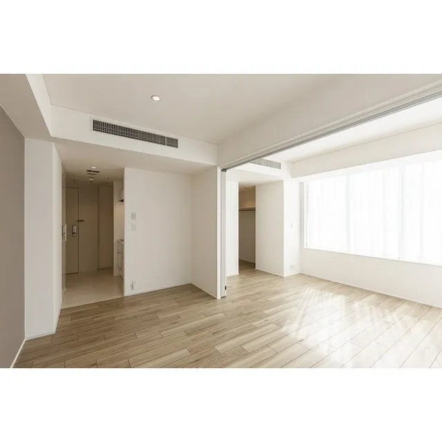 Frontier Residence The Tower Shinagawa - Interior - ["Rectangle", "Wood", "Hall"]