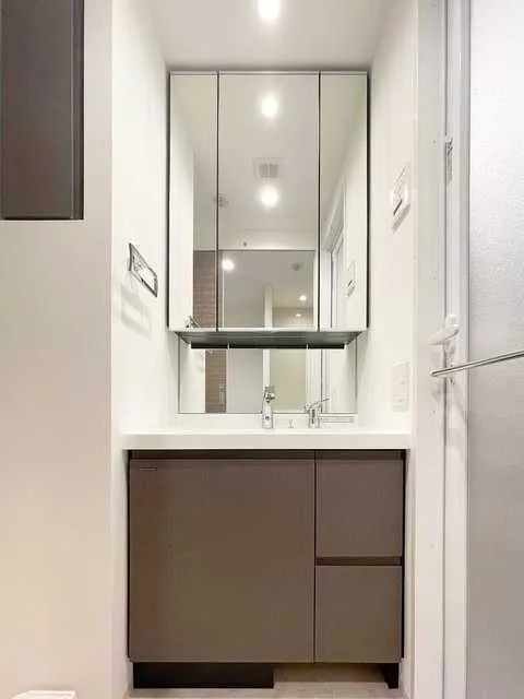 Zinnia Asakusa - Interior - ["Cabinetry", "Mirror", "Tap"]