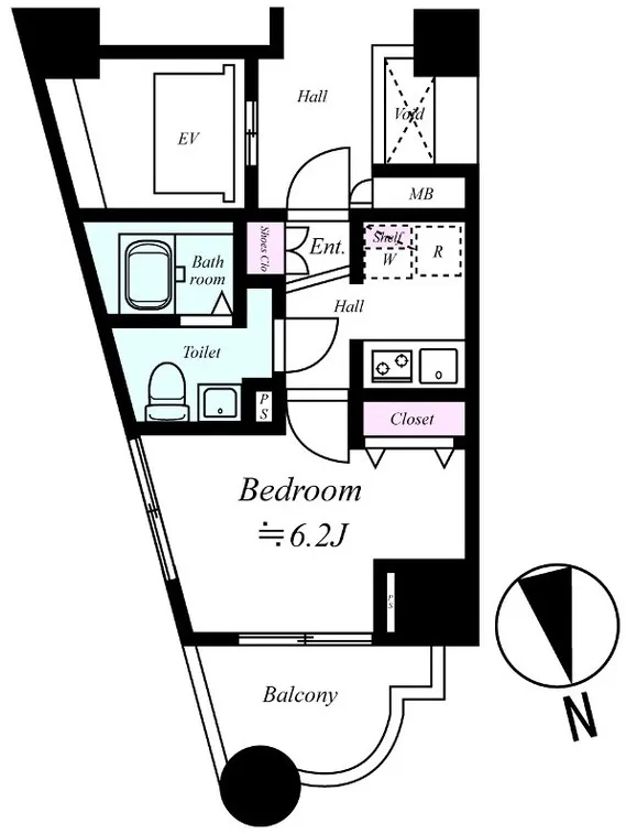 Main Stage Kita-Senju II - Floor Plan - ["Diagram", "Plan", "Design"]