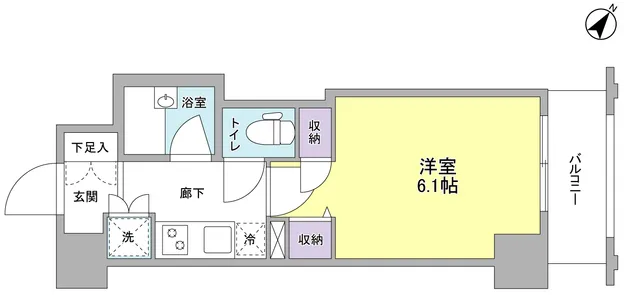J Flats Hatsudai - Floor Plan - []