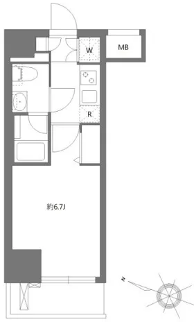 Premium Cube Higashijujo Aria - Floor Plan - []