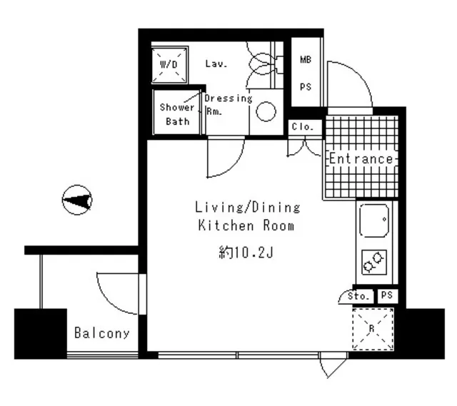 Park Axis Shibuya Jinnan - Floor Plan - ["Floor plan", "Text", "Diagram"]