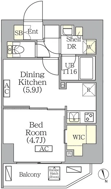 BRICK RESIDENCE Minamiaoyama - Floor Plan - ["Rectangle", "Product", "Font"]