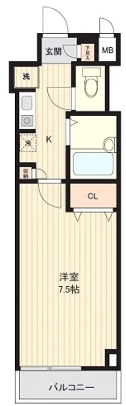 Phoenix Sasazuka Station Square - Floor Plan - ["Apartment", "Tile Flooring", "Gate"]
