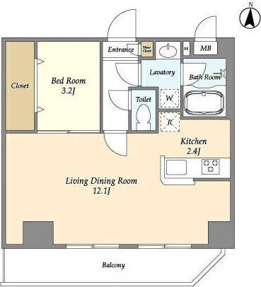 HF Shimoakatsuka Residence - Floor Plan - ["White", "Floor plan", "Plan"]