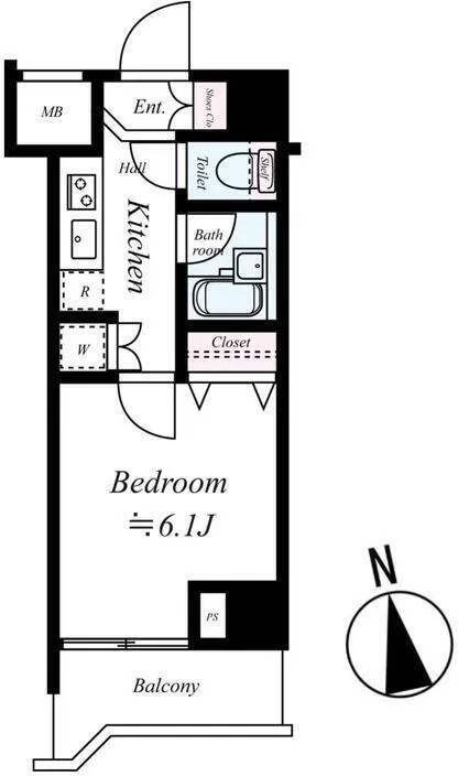 Dolce Akihabara North - Floor Plan - []