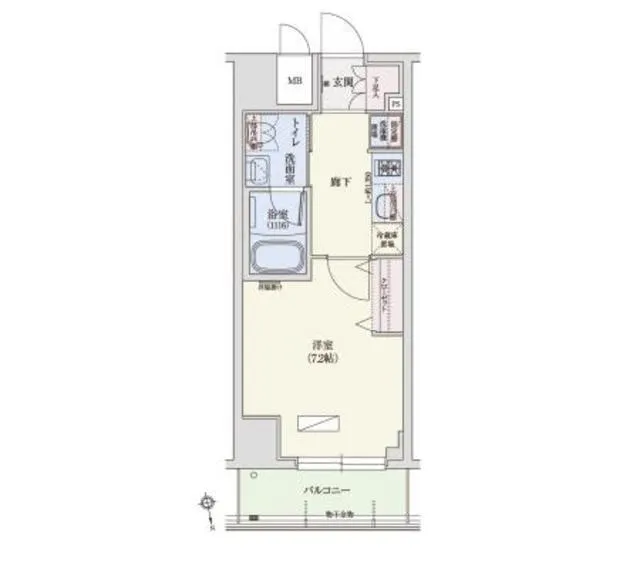 Urbanex Akihabara East - Floor Plan - ["Floor plan", "Diagram", "Plan"]