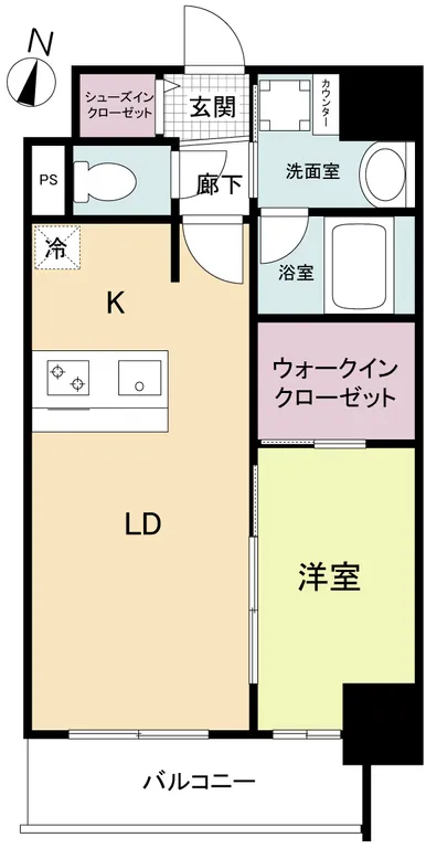 D.Clarest Honjo Higashi FJRE - Floor Plan - ["Tile Flooring"]