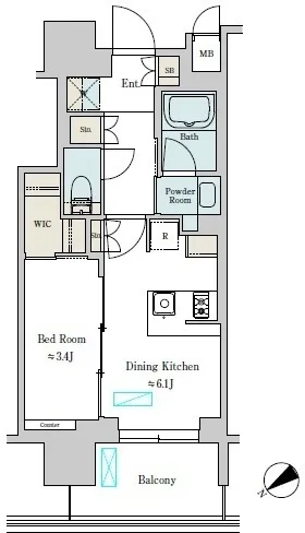Brillia Ist Oimachi - Floor Plan - []