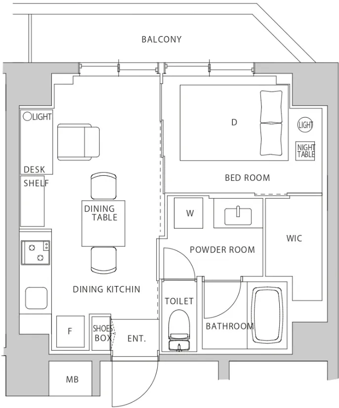 Hmlet Shiba Park - Floor Plan - []