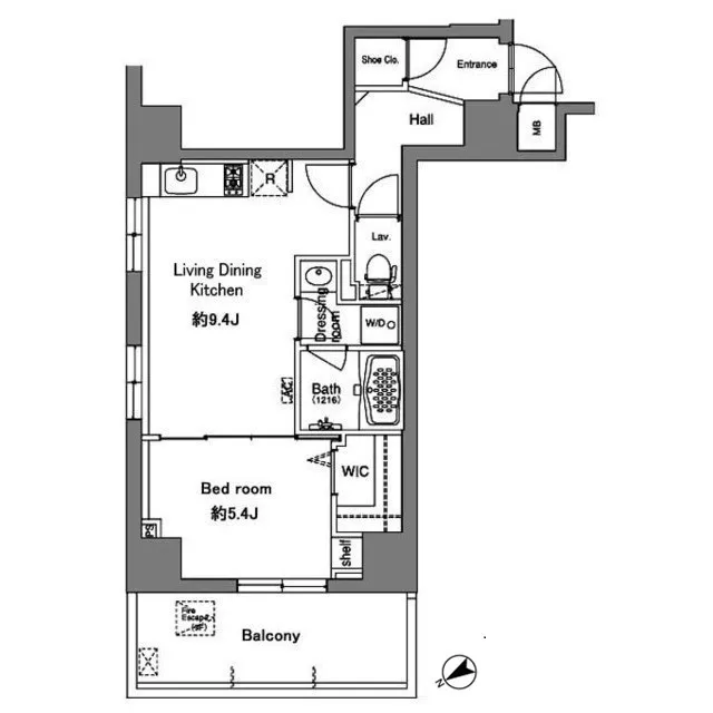 Breezvale Higashiyama - Floor Plan - ["Schematic", "Rectangle", "Font"]