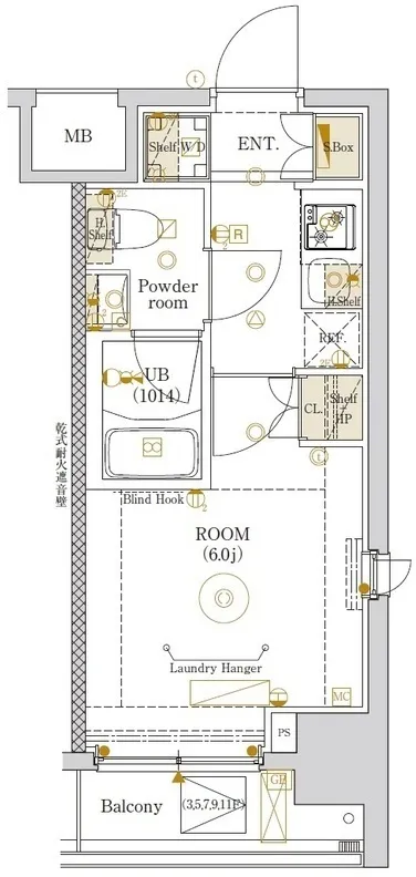 Struth Shinkoiwa - Floor Plan - ["Plan", "Floor plan"]