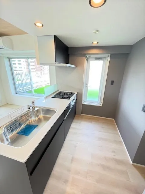 RESIDIA Tower Kami-Ikebukuro (Park Building) - Interior - ["Wood", "Flooring", "Kitchen"]