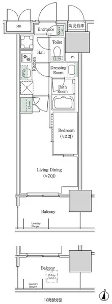 Brookside Residence Kiba - Floor Plan - ["Diagram"]