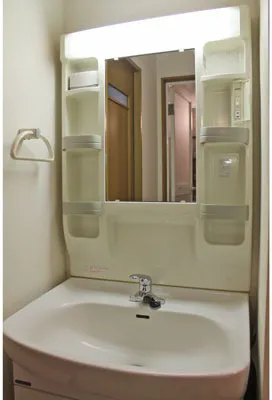 Asahi Building - Interior - ["Bathroom Sink", "Plumbing fixture", "Bathroom"]