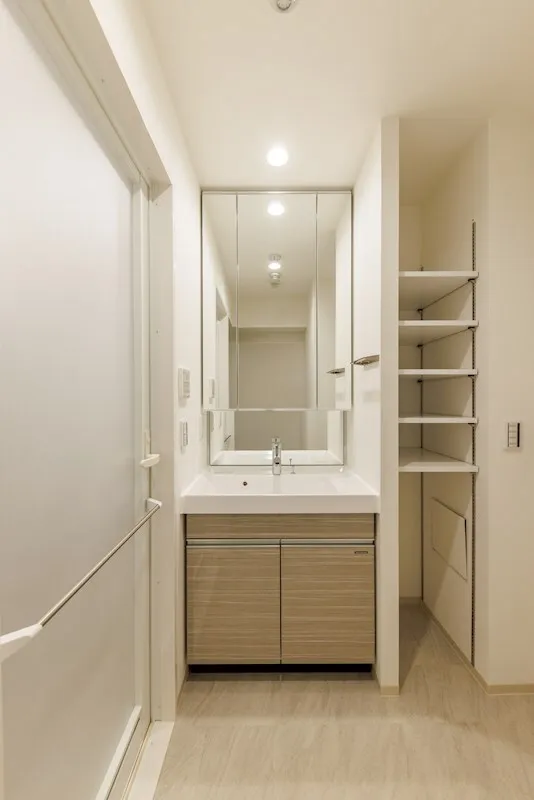 Due Iriya II - Interior - ["Mirror", "Bathroom cabinet", "Cabinetry"]