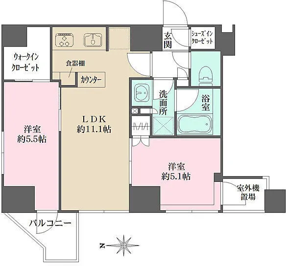 Prime Urban Nishi-Nippori Front - Floor Plan - ["Plan", "Diagram", "Floor plan"]