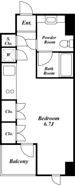 Premier Stage Mita Keio University Front - Floor Plan - ["White", "Plumbing fixture", "Design"]