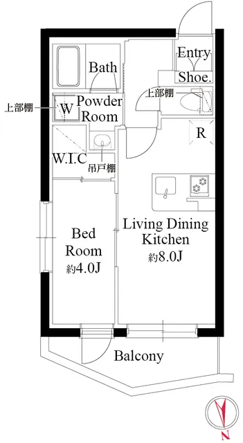 Composite Shinagawa Kanekoyama - Floor Plan - ["White", "Diagram", "Technical drawing"]
