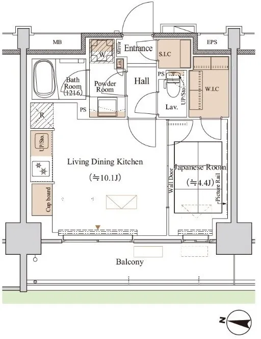 Blanchiesta Kiba - Floor Plan - ["White", "Diagram", "Plan"]