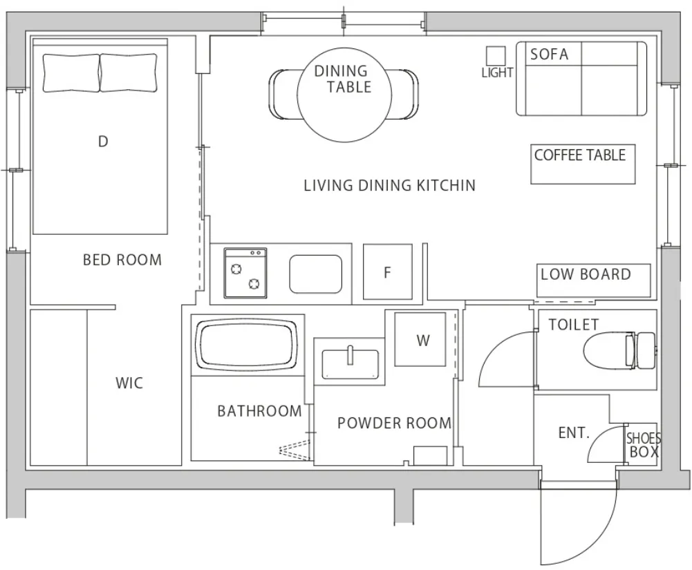 Hmlet Nishi-Shinjuku - Floor Plan - []