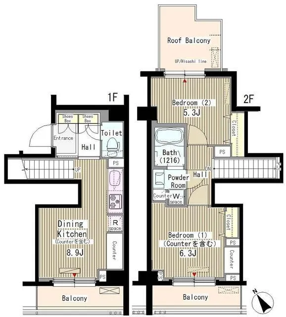 Merveille Magome - Floor Plan - ["Font", "Parallel", "Rectangle"]