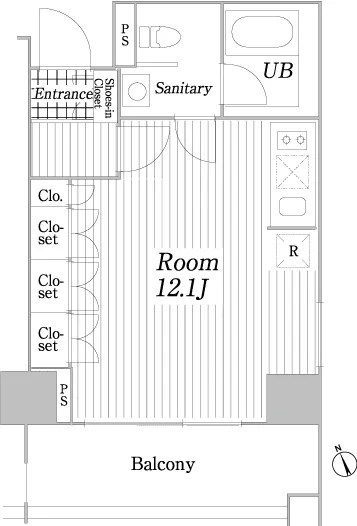 Court Hills Hiroo Minami - Floor Plan - ["White", "Plumbing fixture", "Bathroom"]