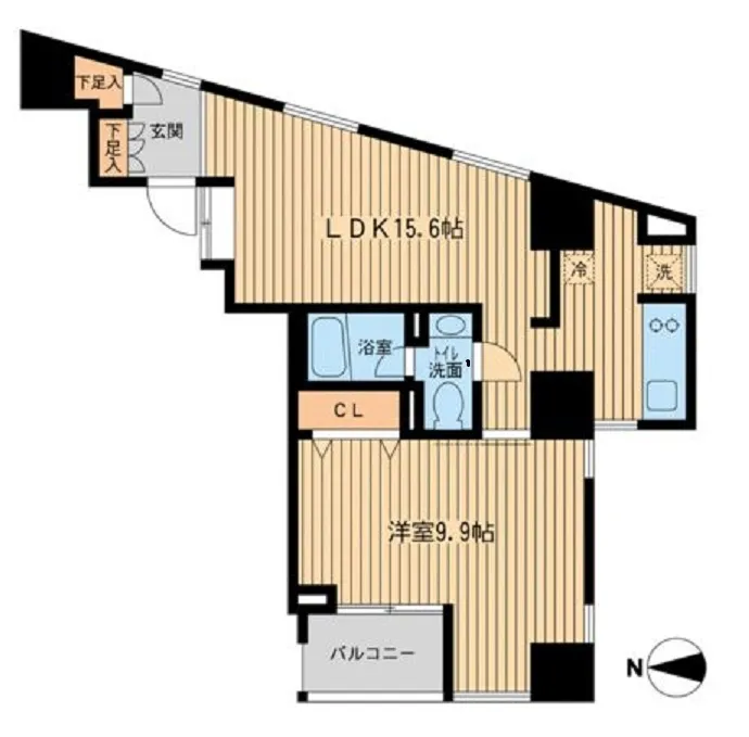 Will Terrace Chitose Karasuyama - Floor Plan - ["Rectangle", "Font", "Parallel"]