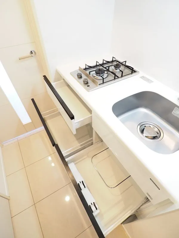 Cross Residence Osaki - Interior - ["Sink", "Tap", "Cabinetry"]
