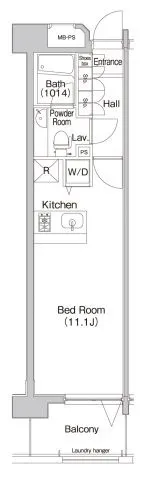 Prime Urban Gakugei Daigaku Park Front - Floor Plan - ["Rectangle", "Gas", "Font"]