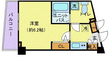 Phoenix Ikebukuro No. 2 - Floor Plan - ["Tile Flooring", "Plumbing fixture"]