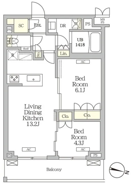 Milene Takinogawa - Floor Plan - ["White", "Diagram", "Plan"]