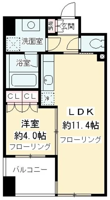 Luffit Jingu Shrine North Approach - Floor Plan - ["Apartment", "Tile Flooring"]