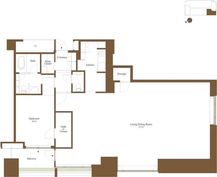 Holland Hills Mori Tower RoP - Floor Plan - ["Floor plan", "Wood flooring", "Plan"]