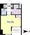 Gala Place Kinshicho - Floor Plan - ["Rectangle", "Font", "Parallel"] thumbnail